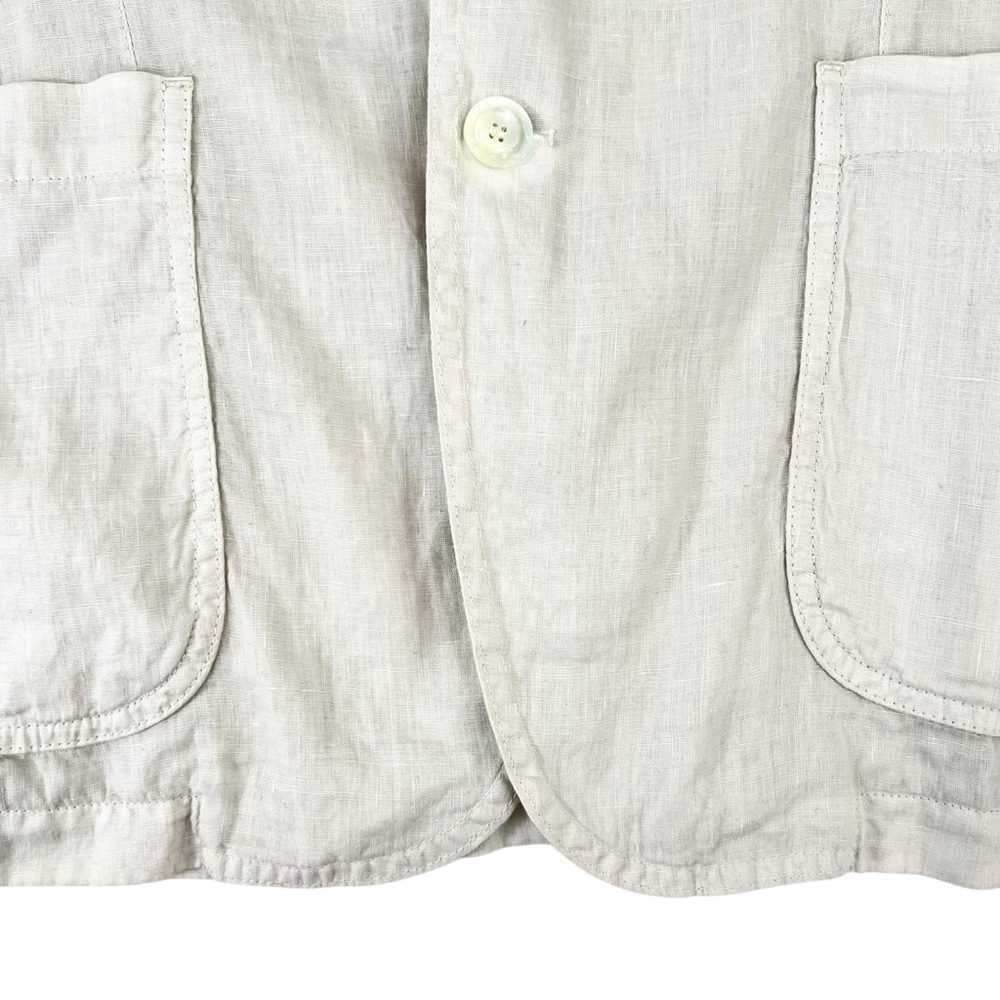 ASPESI Samurai Blazer - White Linen Lightweight Ice Blazer Jacket sz S - Picture 7 of 12